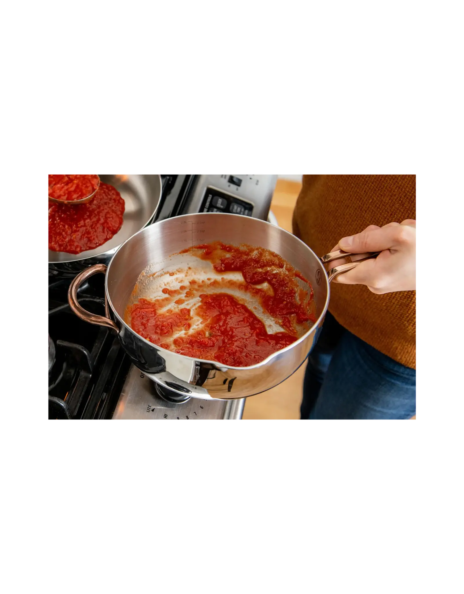 Great Jones Saucy 3.5 Qt. Stainless Steel Sauce Pan