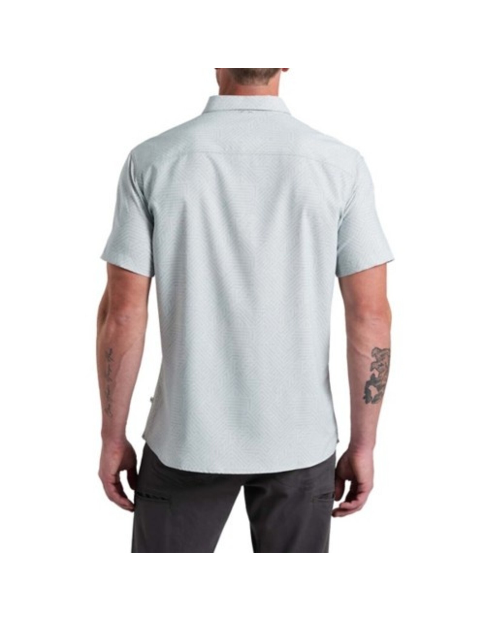 Kuhl KUHL Mens Persuadr Short Sleeve Shirt Natural