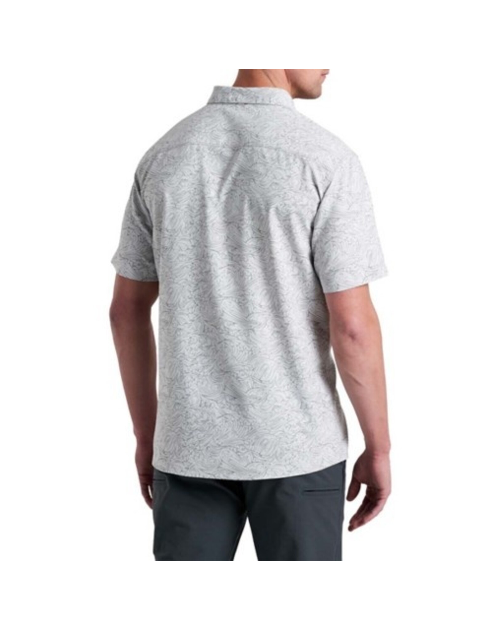 Kuhl KUHL Mens Persuadr Short Sleeve Shirt Vapor Grey