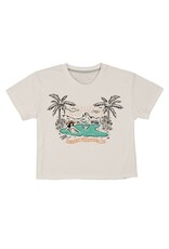Sendero Mirage Crop Tee Vintage White