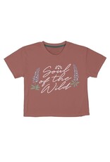 Sendero Soul Of The Wild Crop Tee Dusty Mauve