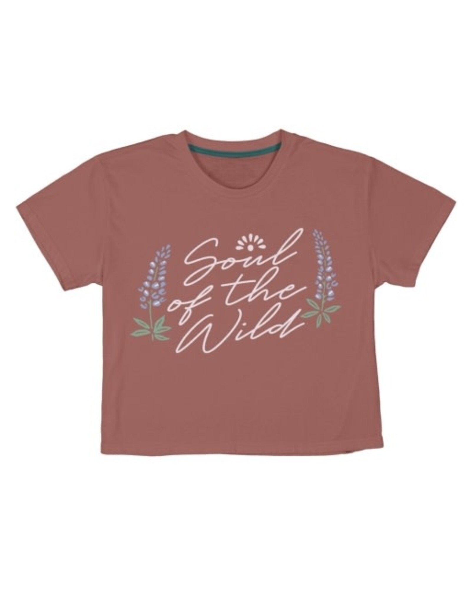 Sendero Soul Of The Wild Crop Tee Dusty Mauve