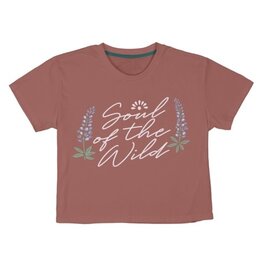 Sendero Soul Of The Wild Crop Tee Dusty Mauve