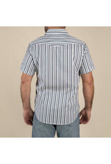 Sendero Serape Pearl Snap Short Sleeve Shirt Navy