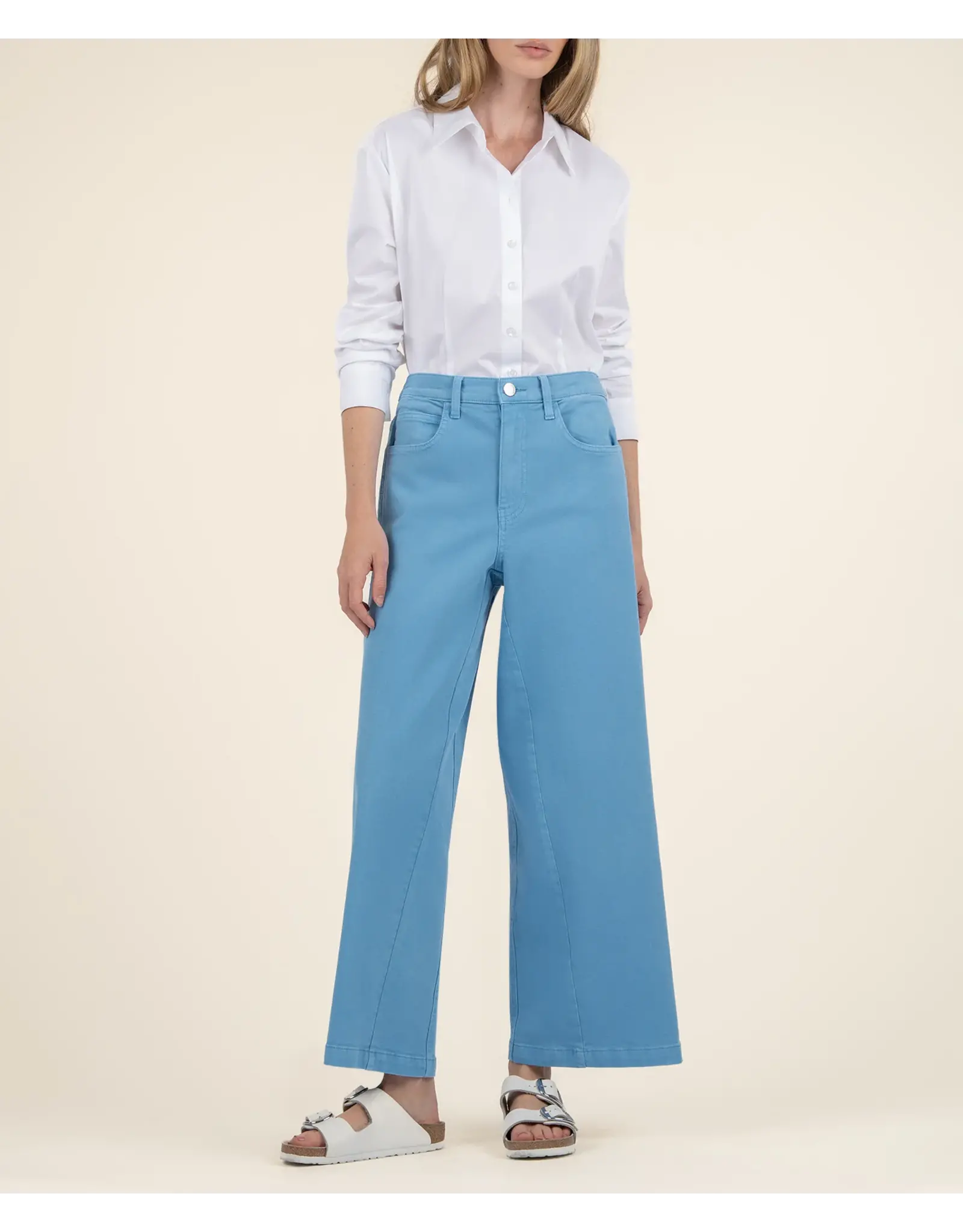 Kut from the Kloth / STS Blue KUT Ash High Rise Wide Leg - Amalfi Blue