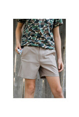 Burlebo Burlebo Youth Everyday Short - Cobblestone Khaki - The Great Outdoors Pocket