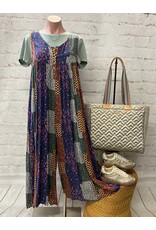 Juliet Patchwork Wide Leg Jumpsuit