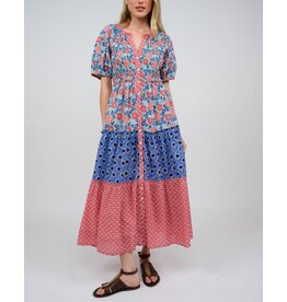 Uncle Frank Uncle Frank Smocked Top Tiered Dress