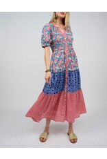 Uncle Frank Uncle Frank Smocked Top Tiered Dress