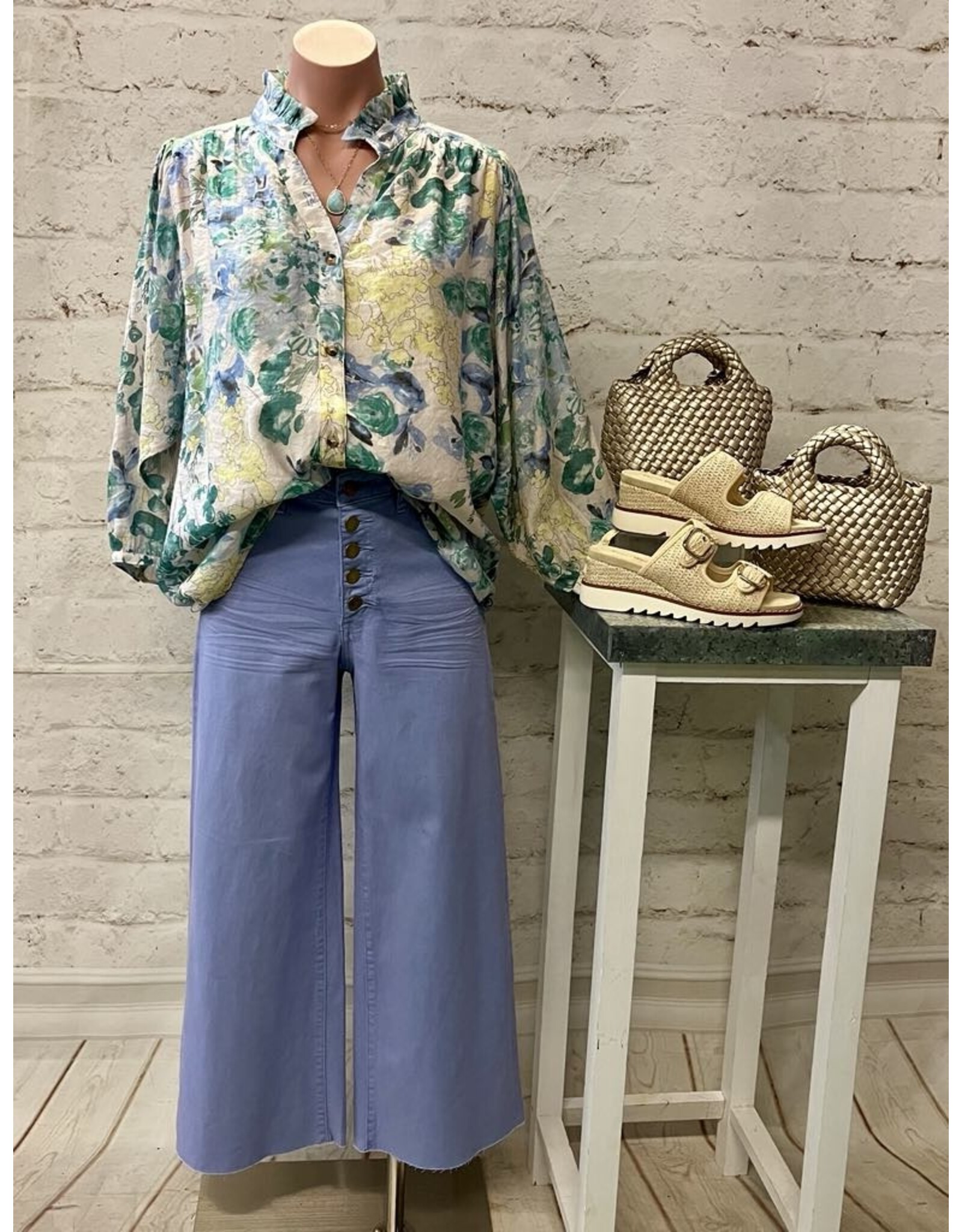 Meadow Chiffon Top