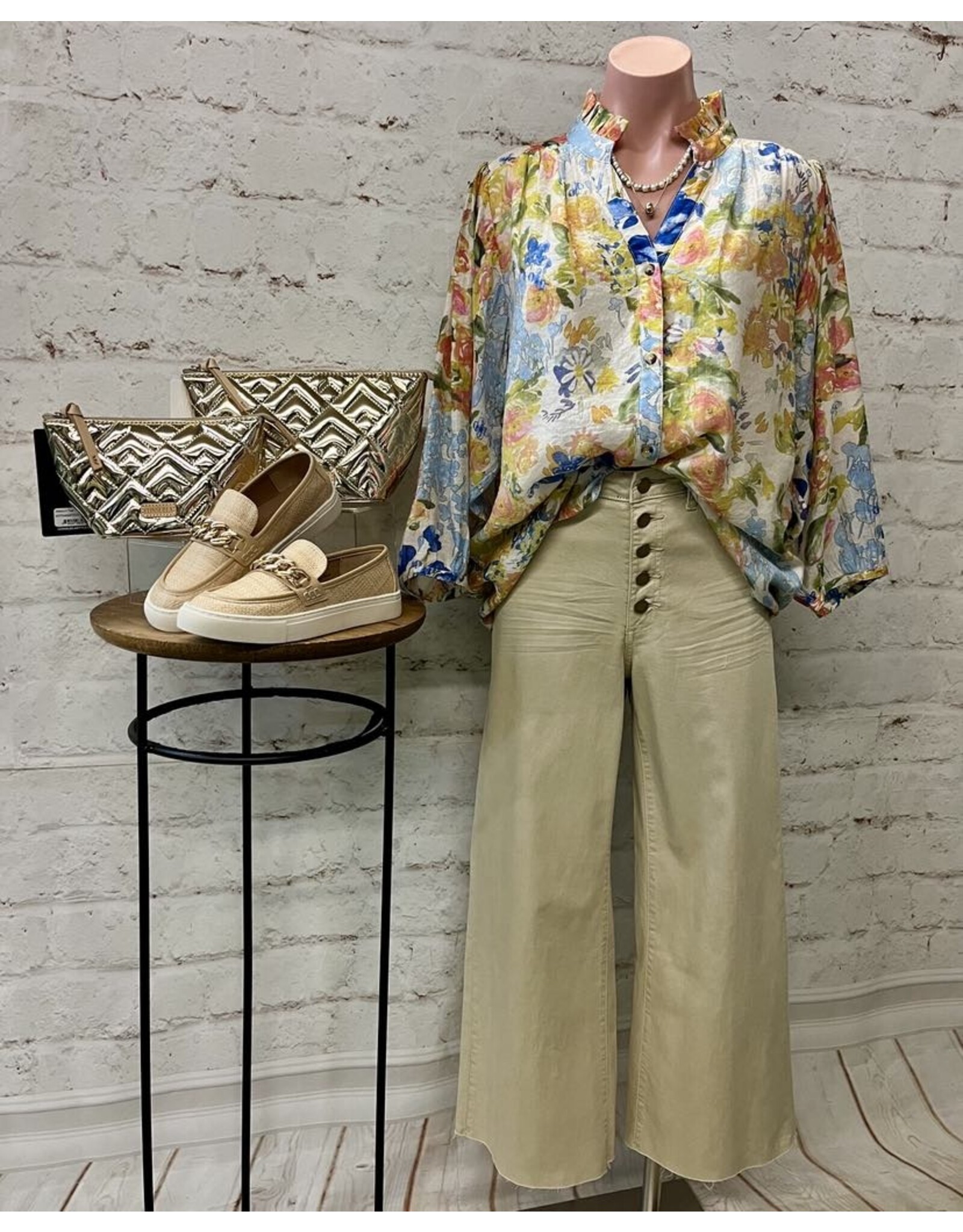 Meadow Chiffon Top