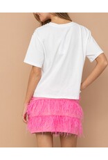 Blue B Mia Cotton Studded Crop Tee