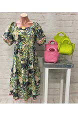 Uncle Frank Uncle Frank Tropical Burst Of Flowers Dress