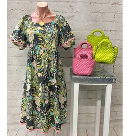Uncle Frank Uncle Frank Tropical Burst Of Flowers Dress