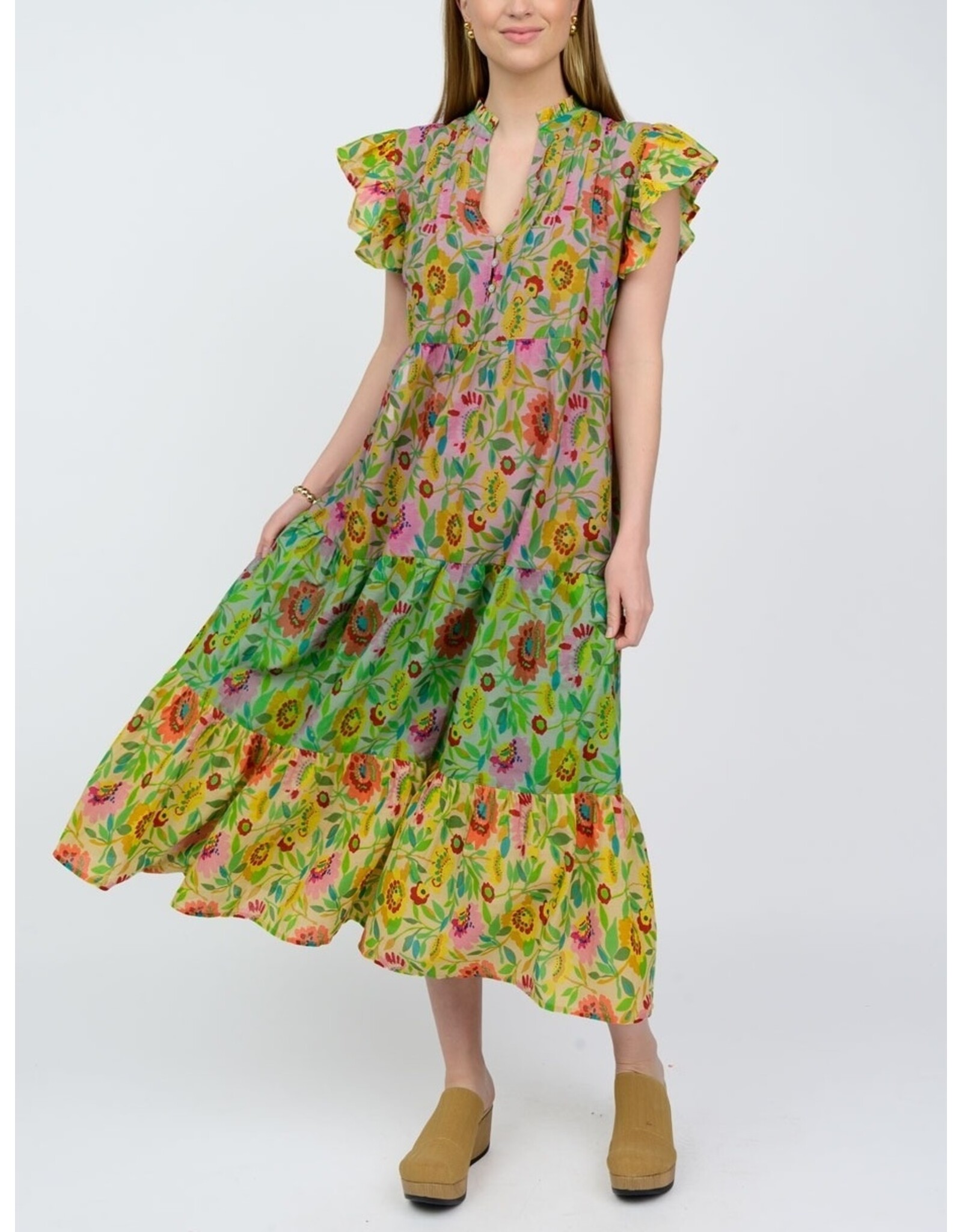 Uncle Frank Uncle Frank Triple Print Dress