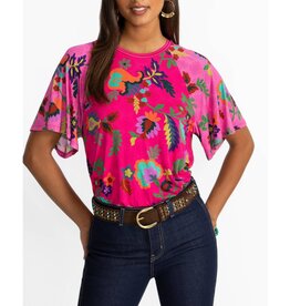 Johnny Was Johnny Was The Janie Favorite Flutter Raglan Sleeve Top