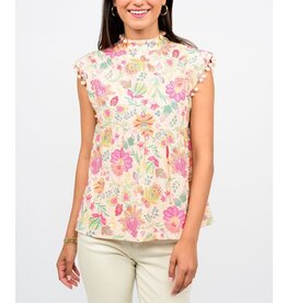Ivy Jane Ivy Jane Pom And Peplum Top