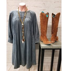 Uncle Frank Uncle Frank Denim Multi Panel Dress