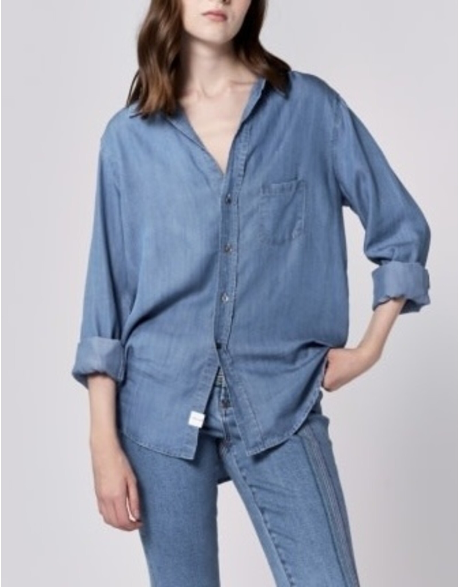 Dear John Denim Dear John Galina Tencel Shirt - Imperial Blue