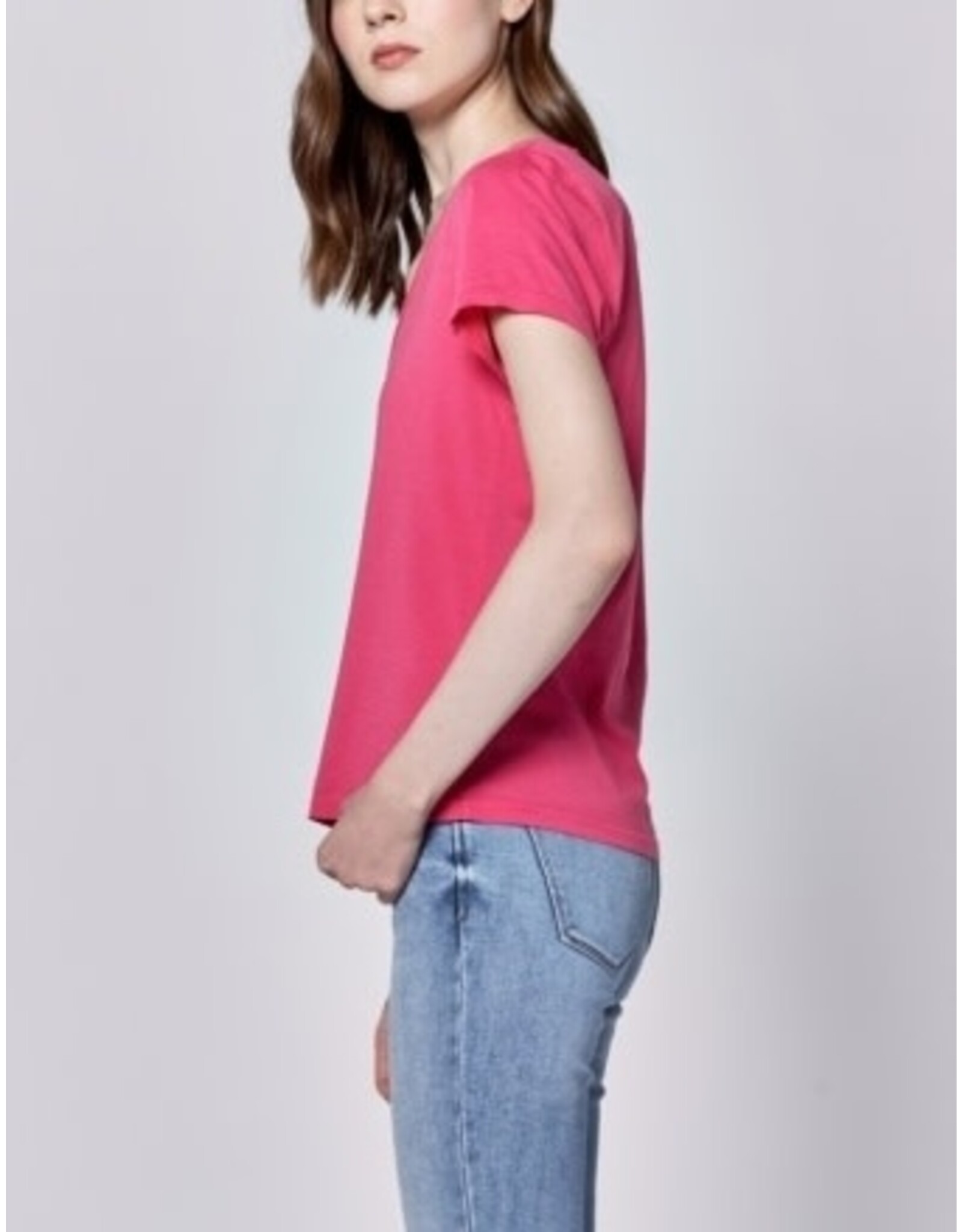 Dear John Denim Dear John Madelyn Tee - Raspberry