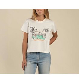 Sendero Mirage Crop Tee Vintage White