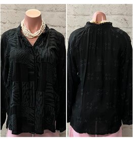 Johnny Was Johnny Was Molli Blouse Jaga Black