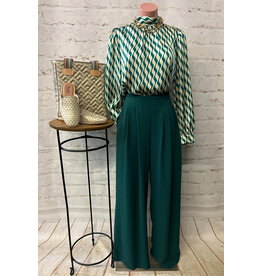 Kennedy Satin Spiral Blouse