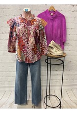 Ivy Jane Ivy Jane Patchwork Peasant Top