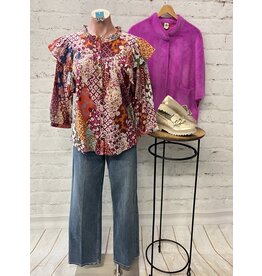 Ivy Jane Ivy Jane Patchwork Peasant Top
