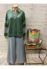 Giana Mixed Stripe Sweatshirt