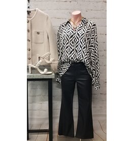 Gracelyn Geometric Print Top