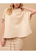 Blue B Gabbi French Terry Studded Top
