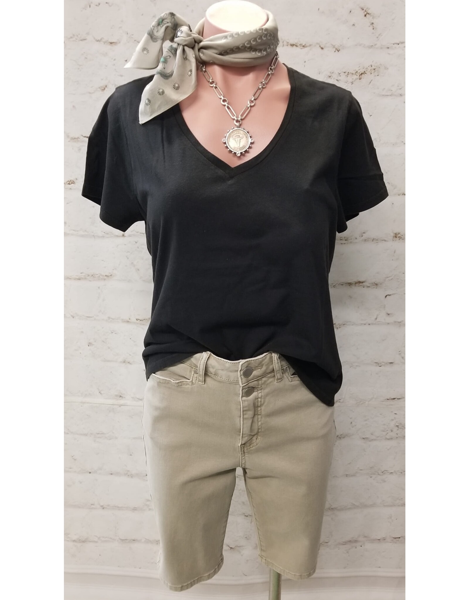 Dear John Denim Dear John Madelyn Tee - Black