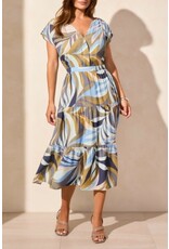 Tribal Tribal Short-Sleeve V-Neck Dress