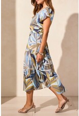 Tribal Tribal Short-Sleeve V-Neck Dress