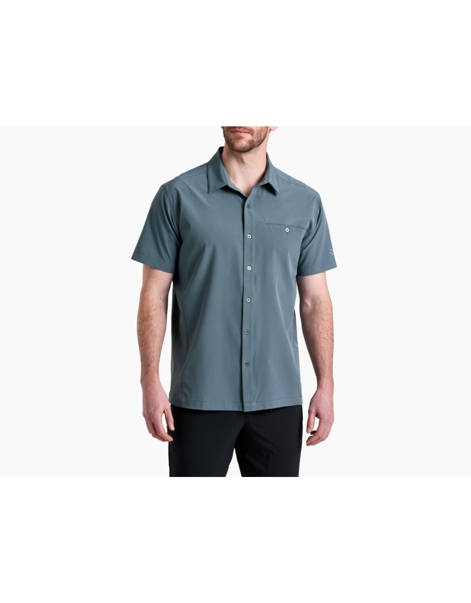 Kuhl KUHL Renegade Short Sleeve Shirt Charcoal Blue