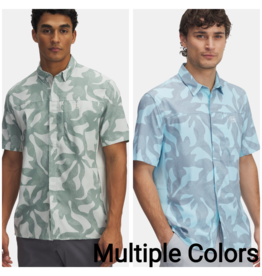 Under Armour Under Armour Mens Fish Pro Hybrid Printed Short Sleeve