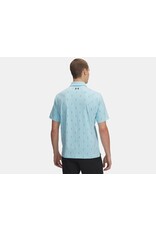 Under Armour Under Armour Tee To Green Printed Mens Polo Stream/Black