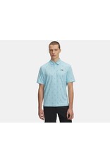 Under Armour Under Armour Tee To Green Printed Mens Polo Stream/Black