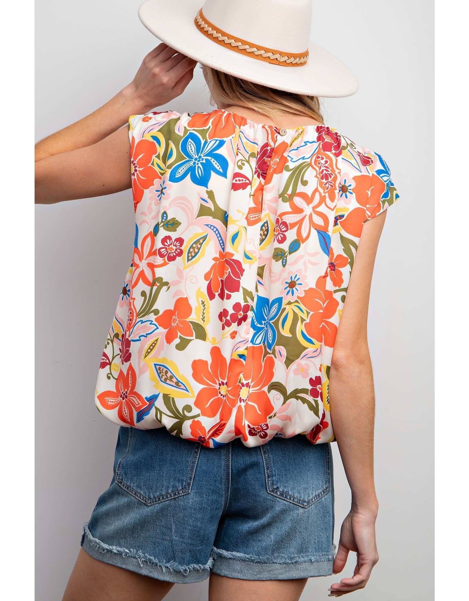 Nora Floral Print Top