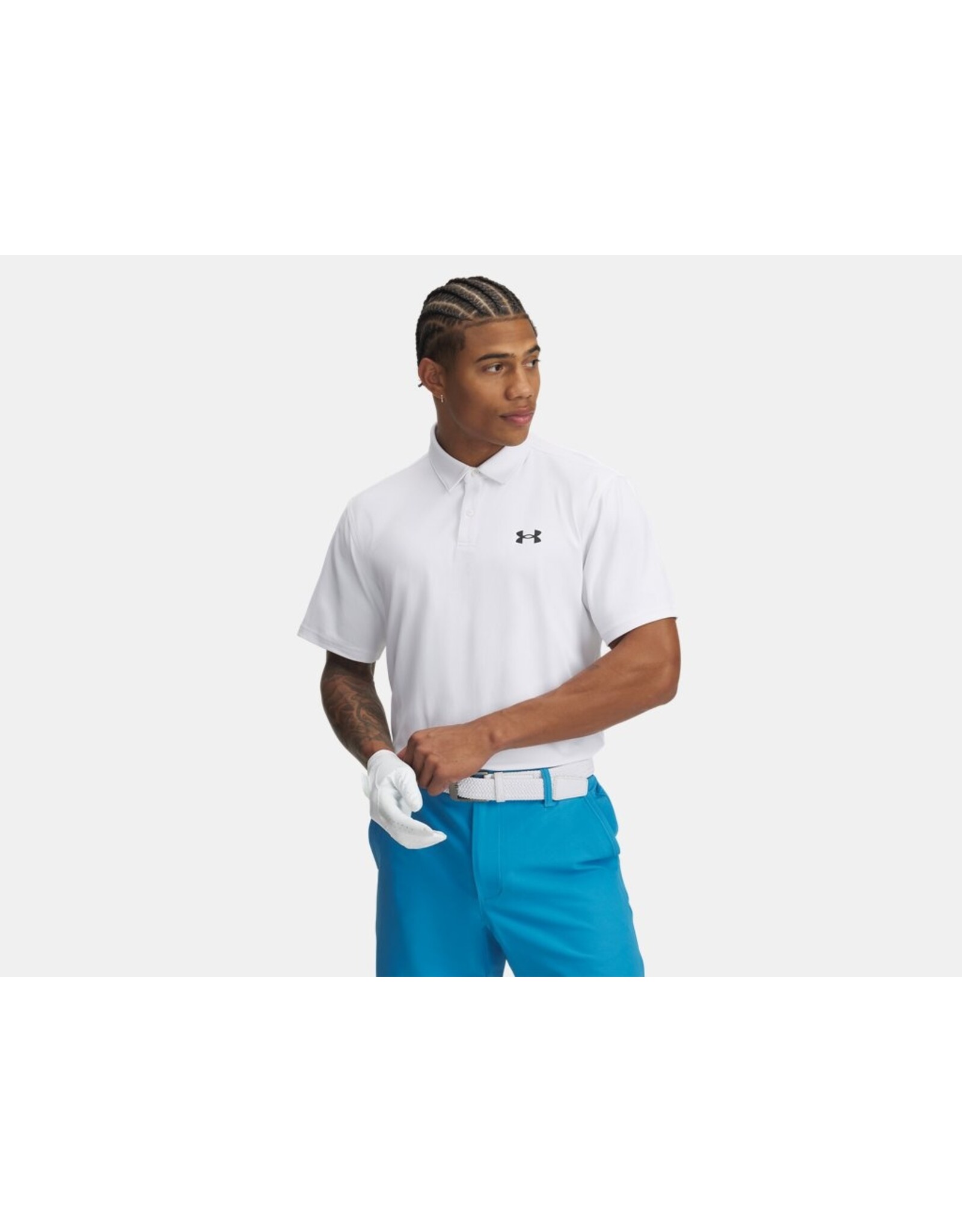 Under Armour Under Armour Mens Tee To Green Pique Polo Shirt