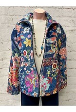 Johnny Was Johnny Was Joan Zip Sherpa Jacket Dreamer Blu