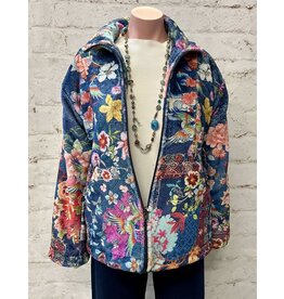Johnny Was Johnny Was Joan Zip Sherpa Jacket Dreamer Blu