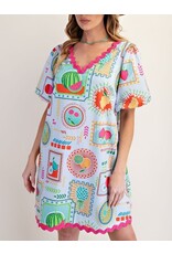 Whatamelon and Cherry Dress
