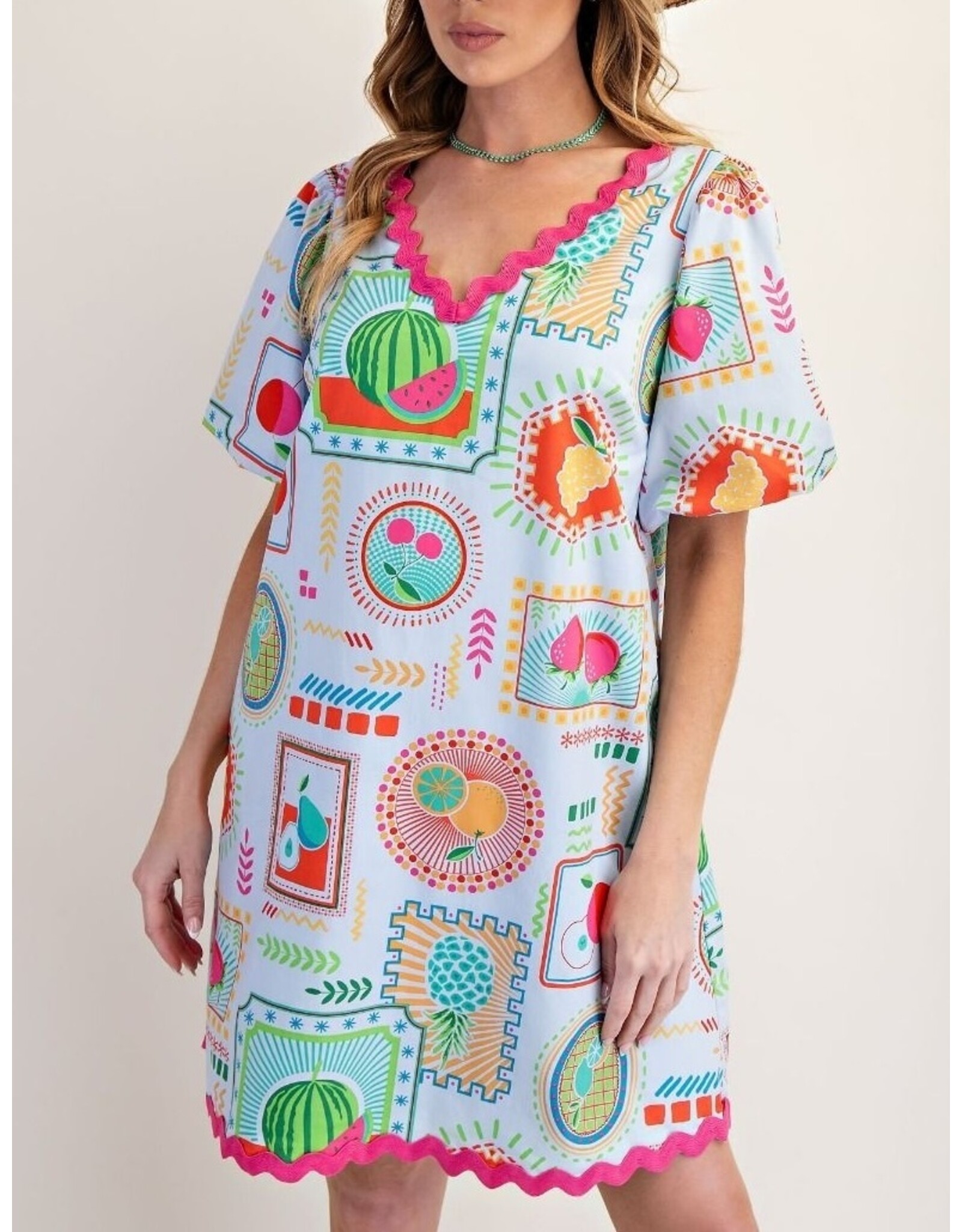 Whatamelon and Cherry Dress