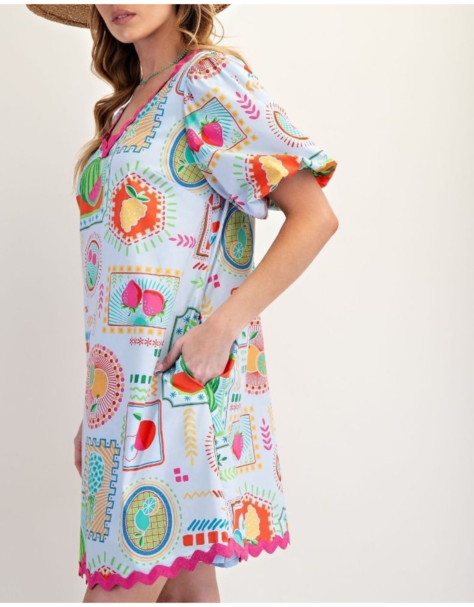 Whatamelon and Cherry Dress