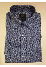 Floral Circle Print Short Sleeve Shirt