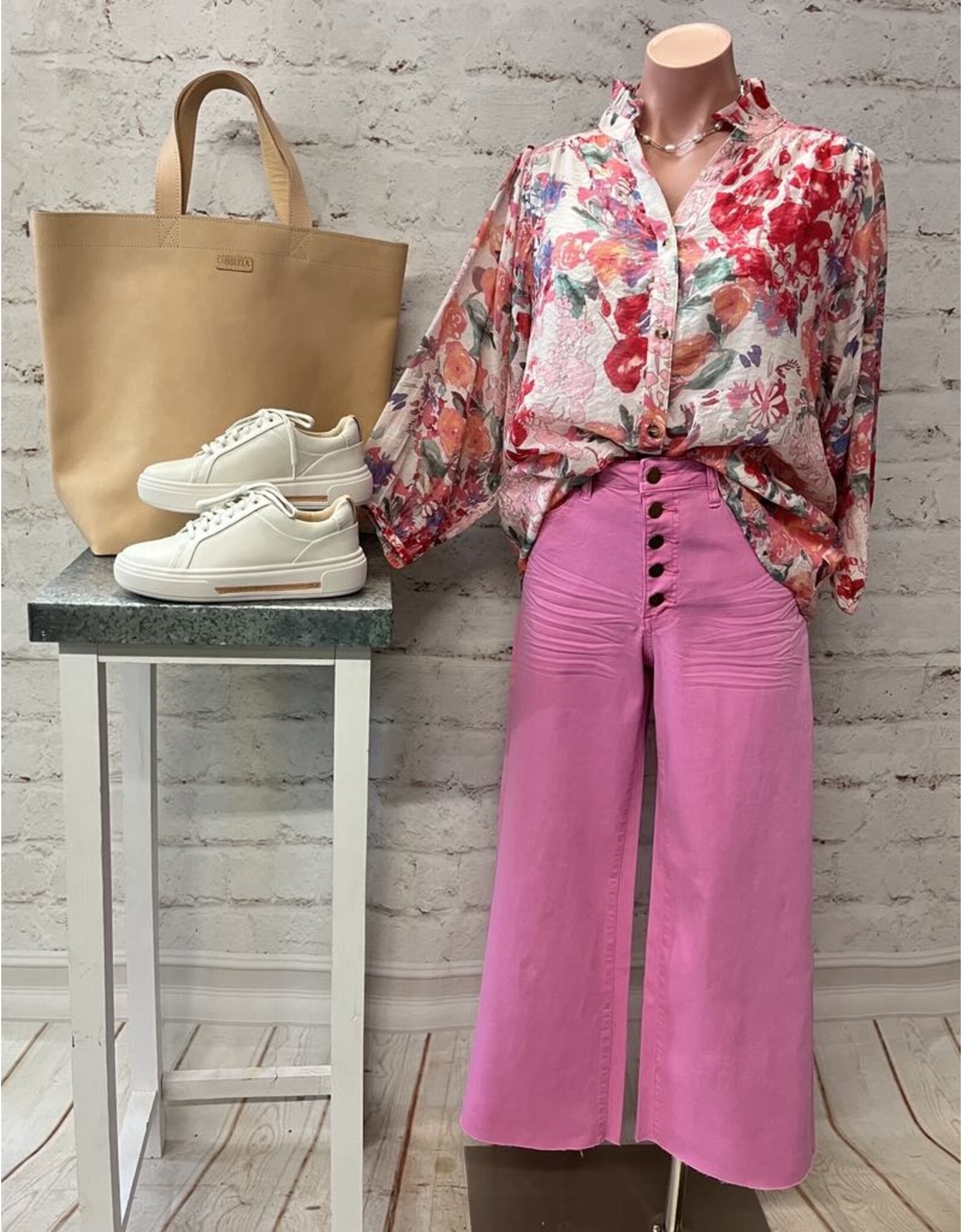 Meadow Chiffon Top