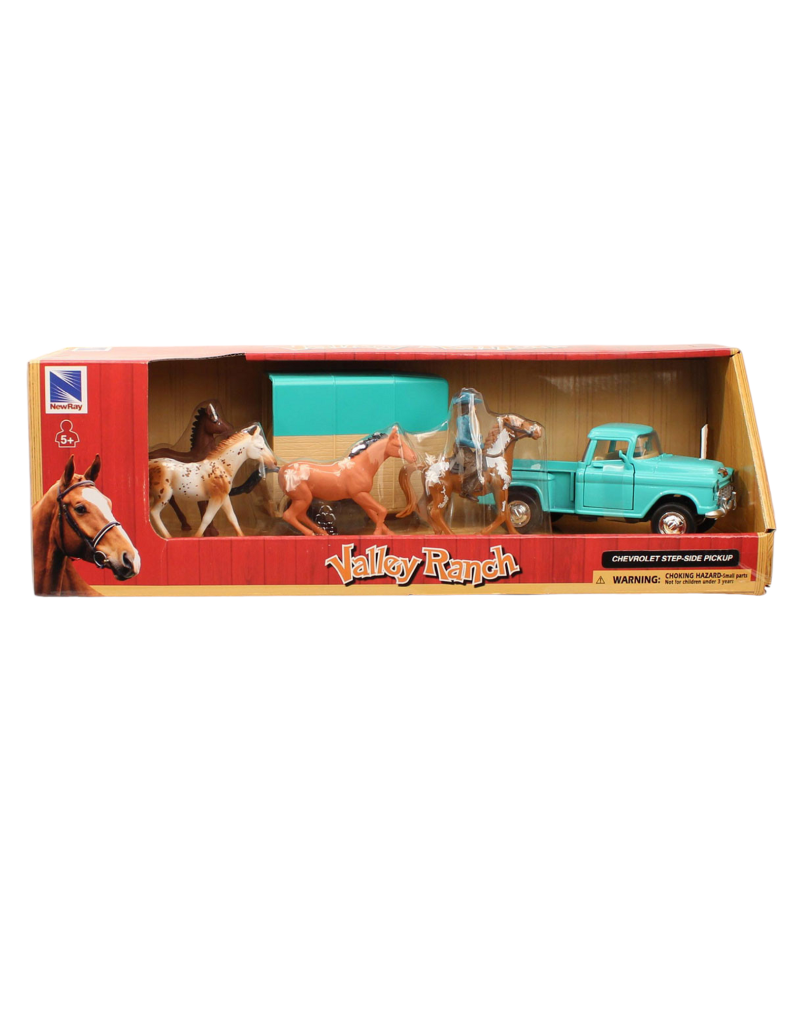 MF Western Chevy Pickup 1995 and Horse Trailer Set