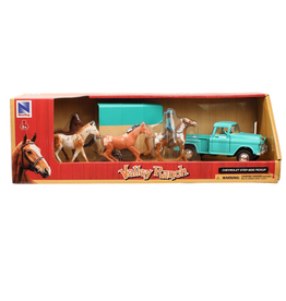 MF Western Chevy Pickup 1995 and Horse Trailer Set